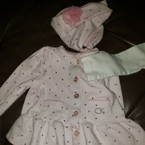 Lot of super cute infant girl clothes, sleepers